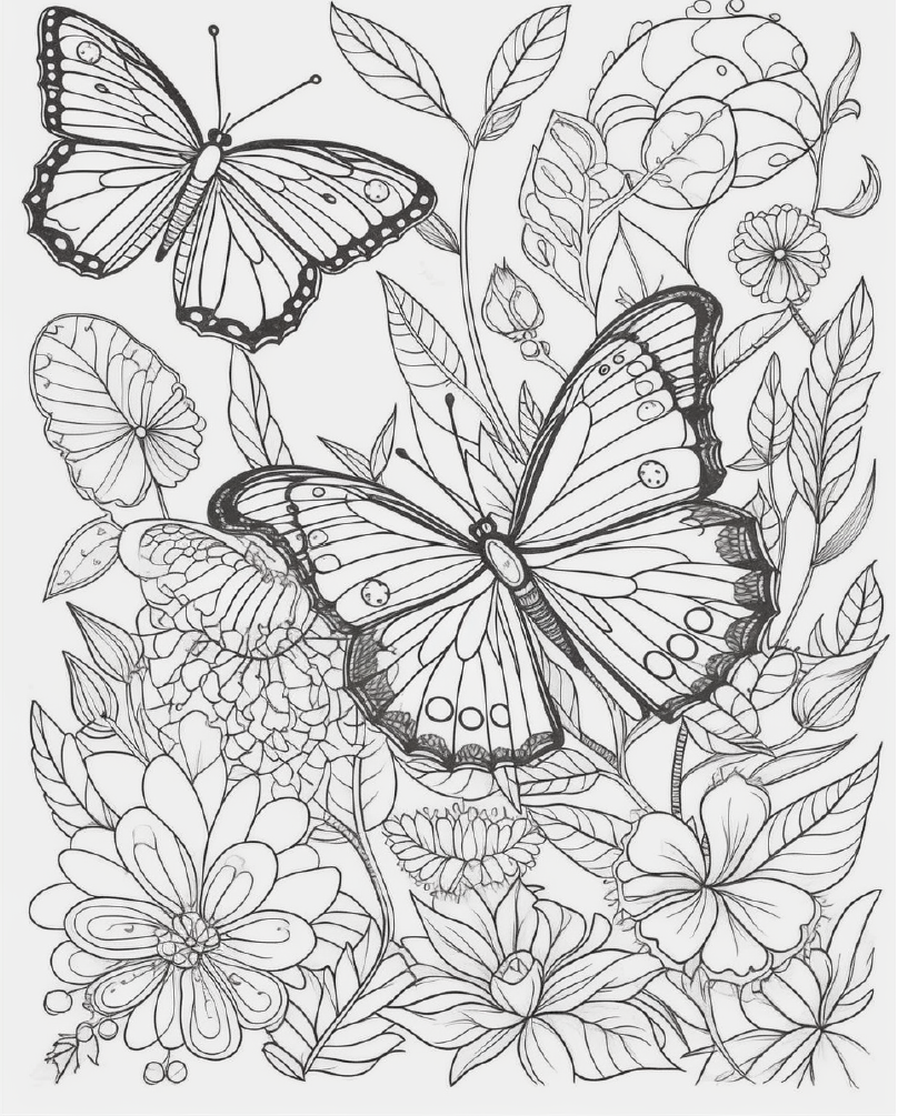 50 Butterfly Pages