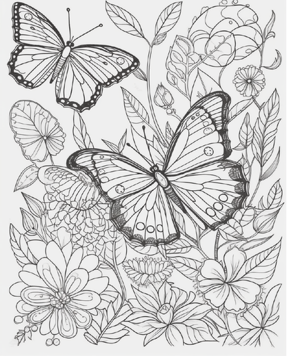 50 Butterfly Pages