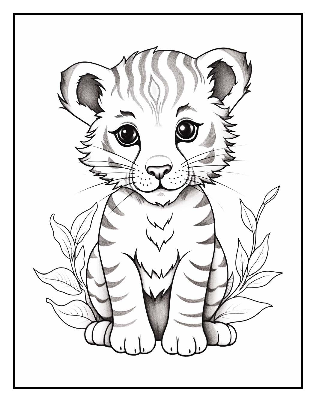 1000 Animals Kids Coloring Pages
