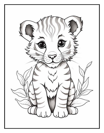 1000 Animals Kids Coloring Pages