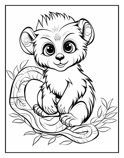 1000 Animals Kids Coloring Pages