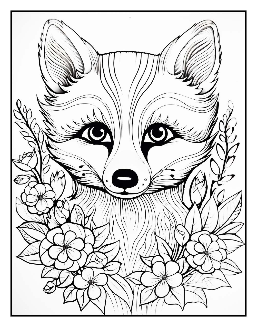 1000 Animals Kids Coloring Pages