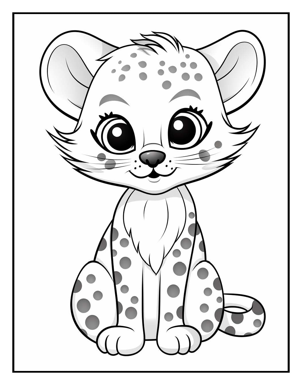 1000 Animals Kids Coloring Pages