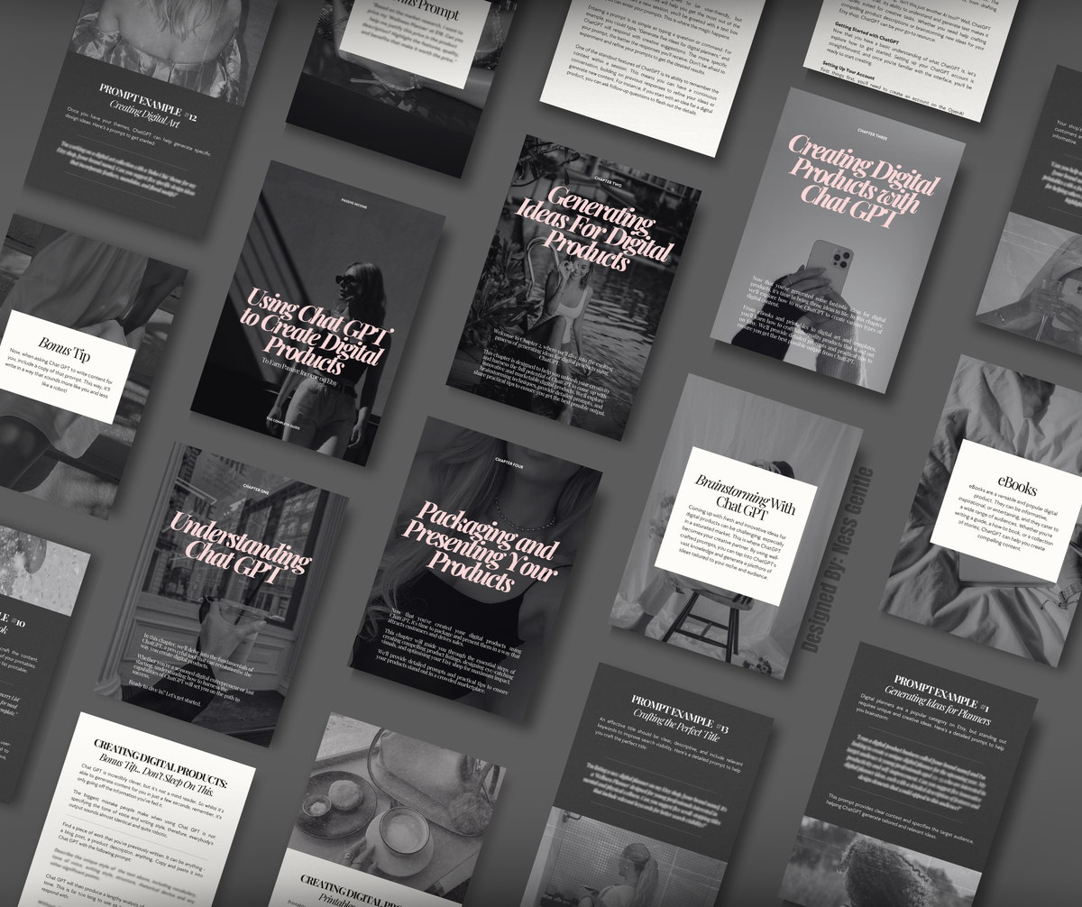 Use ChatGPT To Help You Create Digital Products