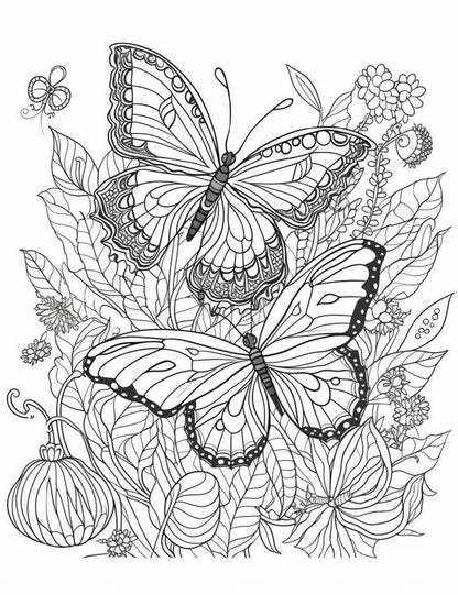 50 Butterfly Pages