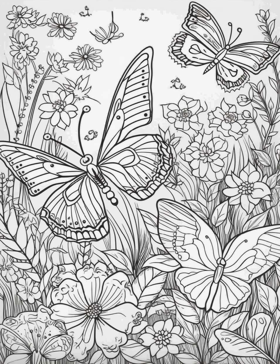 50 Butterfly Pages